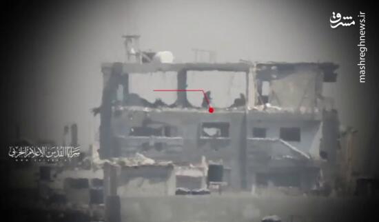 فیلم/ شکار یک نظامی اشغالگر توسط تک تیرانداز در محله شجاعیه غزه