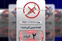 پهپاد آمریکایی در آسمان قشم توسط سپاه به غنیمت گرفته شد